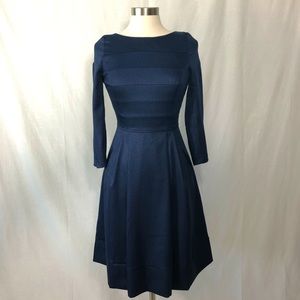 BGL Fashion Wool Blend Shimmer Aline Dress